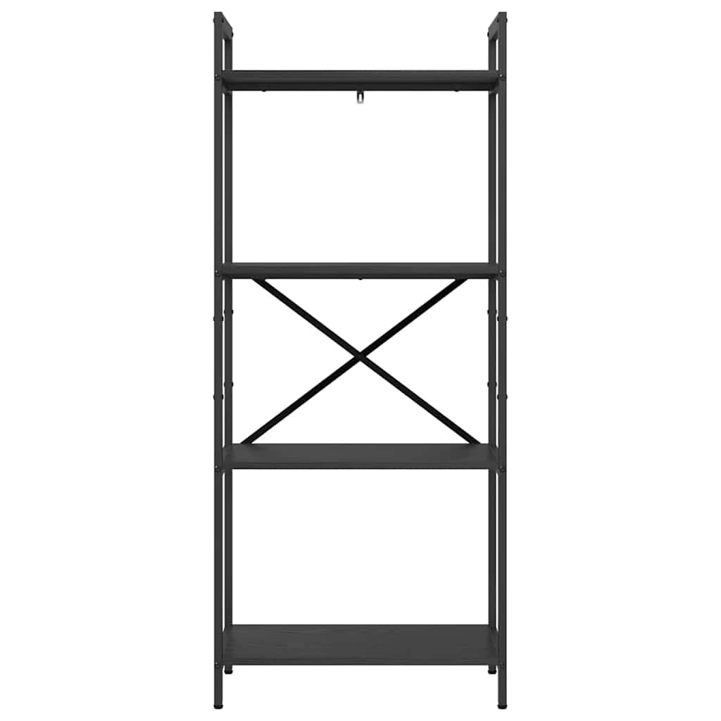 Libreria Rovere Nero 56 x 34 x 133,5 cm Legno multistrato