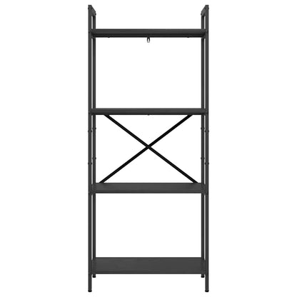 Libreria Rovere Nero 56 x 34 x 133,5 cm Legno multistrato