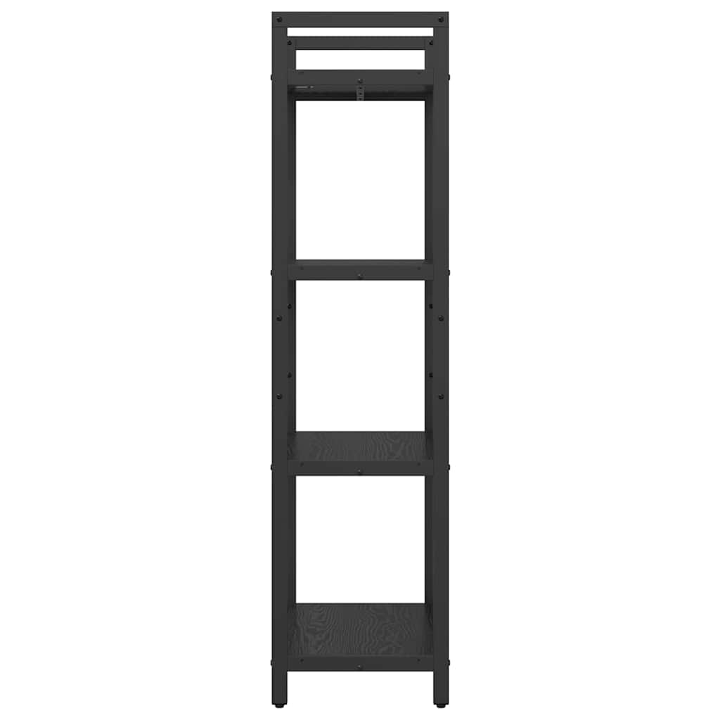 Libreria Rovere Nero 56 x 34 x 133,5 cm Legno multistrato