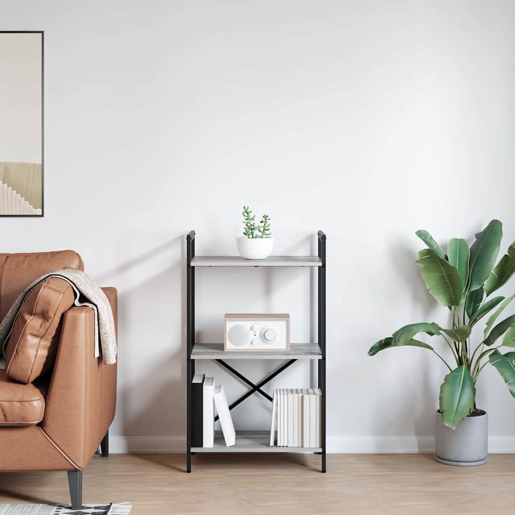 Libreria Grigio Sonoma 56 x 34 x 96 cm Legno multistrato