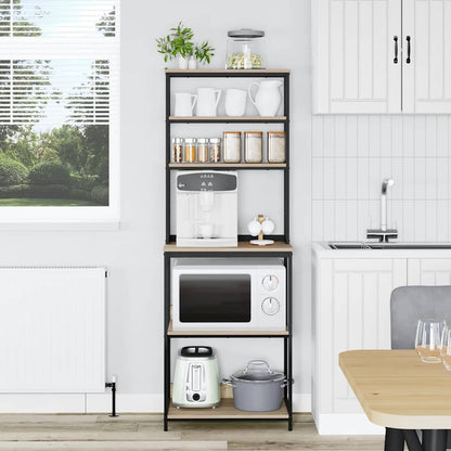 Mensola da cucina Rovere Sonoma 60 x 40 x 168 cm