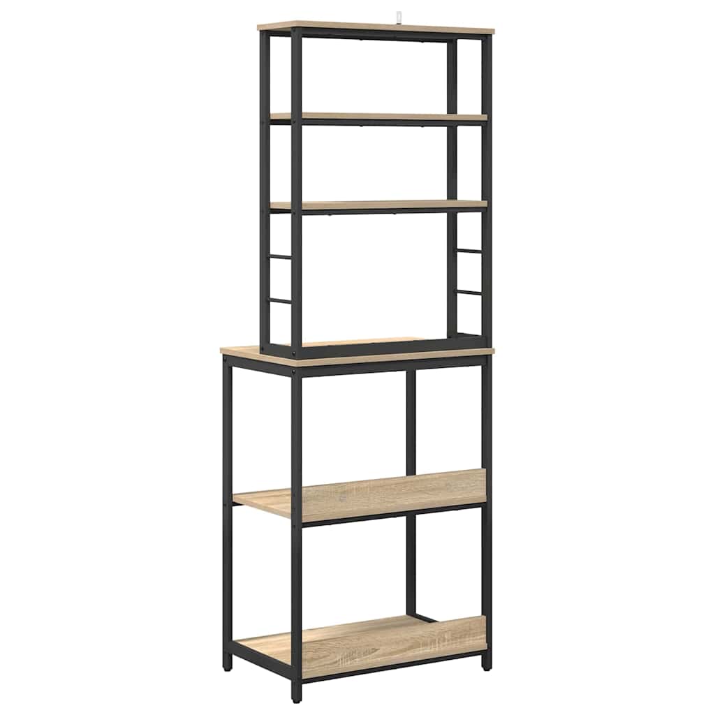 Mensola da cucina Rovere Sonoma 60 x 40 x 168 cm