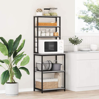 Mensola da cucina Grigio Sonoma 60 x 40 x 168 cm