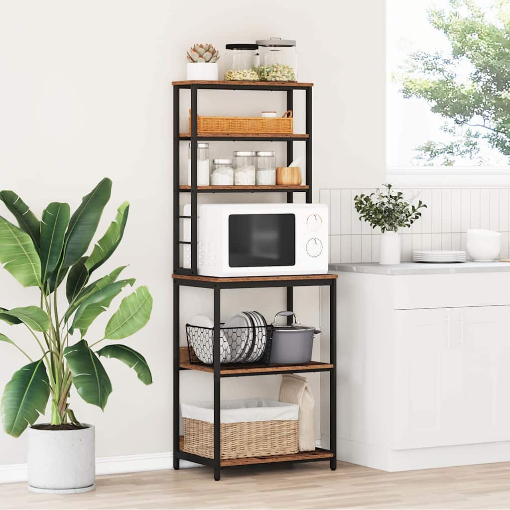 Mensola da cucina Legno vecchio 60 x 40 x 168 cm