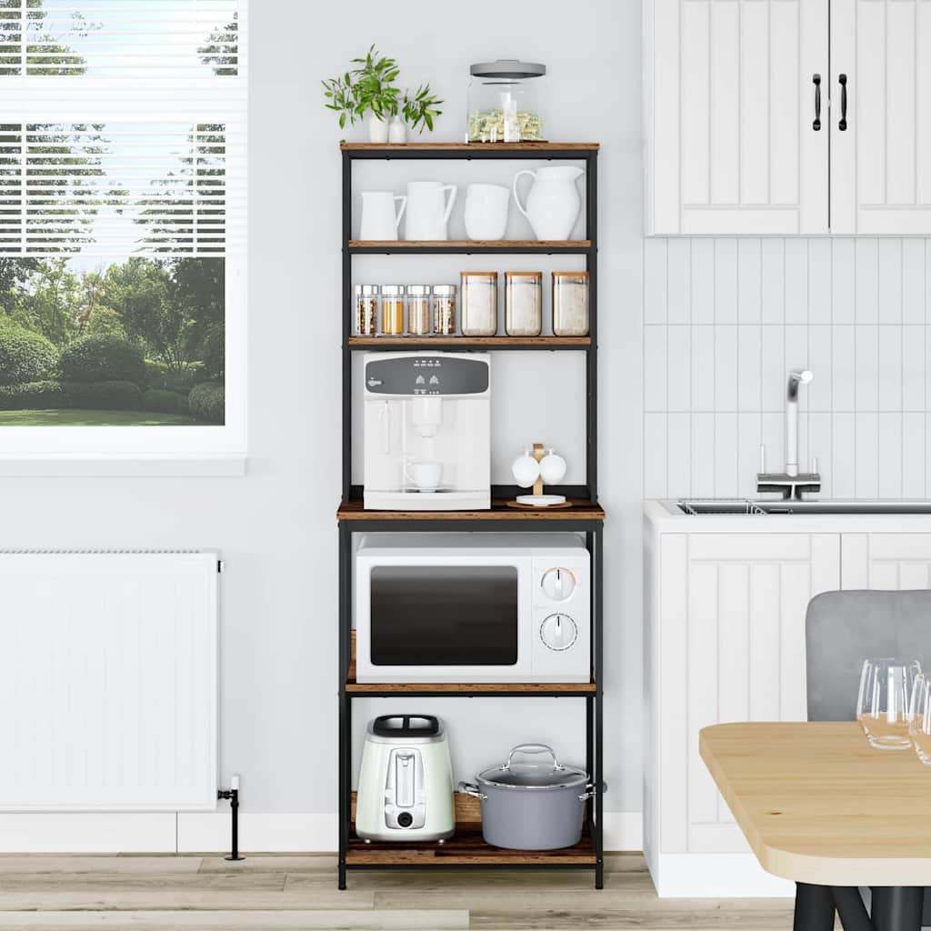 Mensola da cucina Legno vecchio 60 x 40 x 168 cm