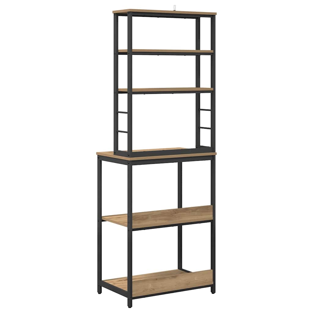 Mensola da cucina Rovere artigianale 60 x 40 x 168 cm