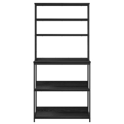 Mensola da cucina Rovere Nero 80 x 40 x 168 cm