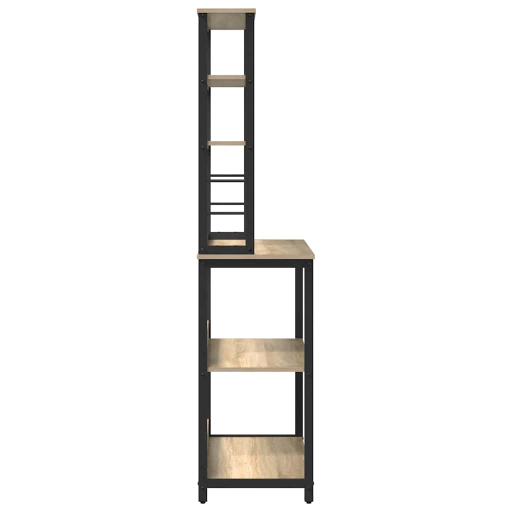 Mensola da cucina Rovere Sonoma 80 x 40 x 168 cm