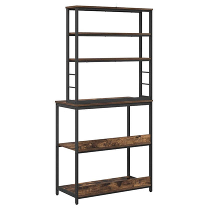 Mensola da cucina Rovere fumé 80 x 40 x 168 cm