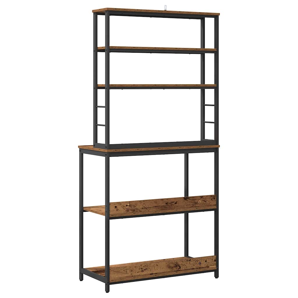 Mensola da cucina Legno vecchio 80 x 40 x 168 cm