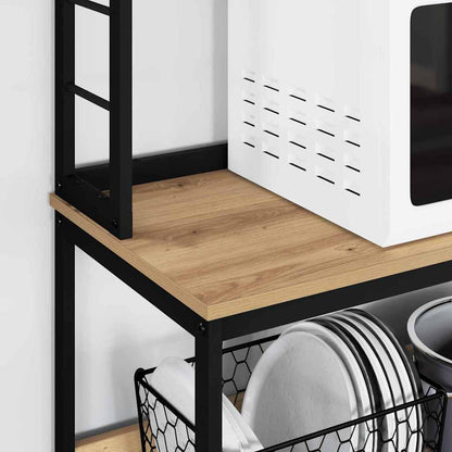 Mensola da cucina Rovere artigianale 80 x 40 x 168 cm