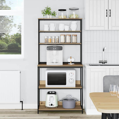 Mensola da cucina Rovere artigianale 80 x 40 x 168 cm