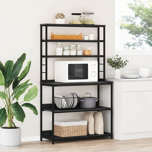 Mensola da cucina Rovere Nero 100 x 40 x 168 cm