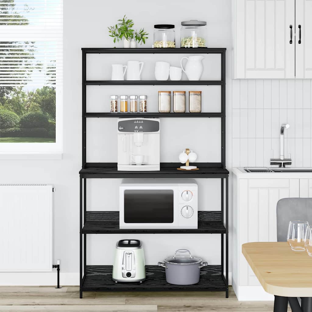 Mensola da cucina Rovere Nero 100 x 40 x 168 cm