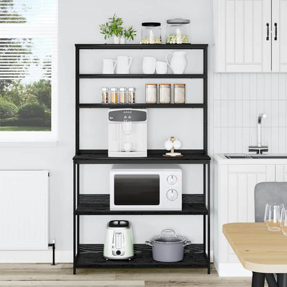 Mensola da cucina Rovere Nero 100 x 40 x 168 cm