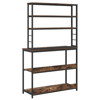 Mensola da cucina Rovere fumé 100 x 40 x 168 cm