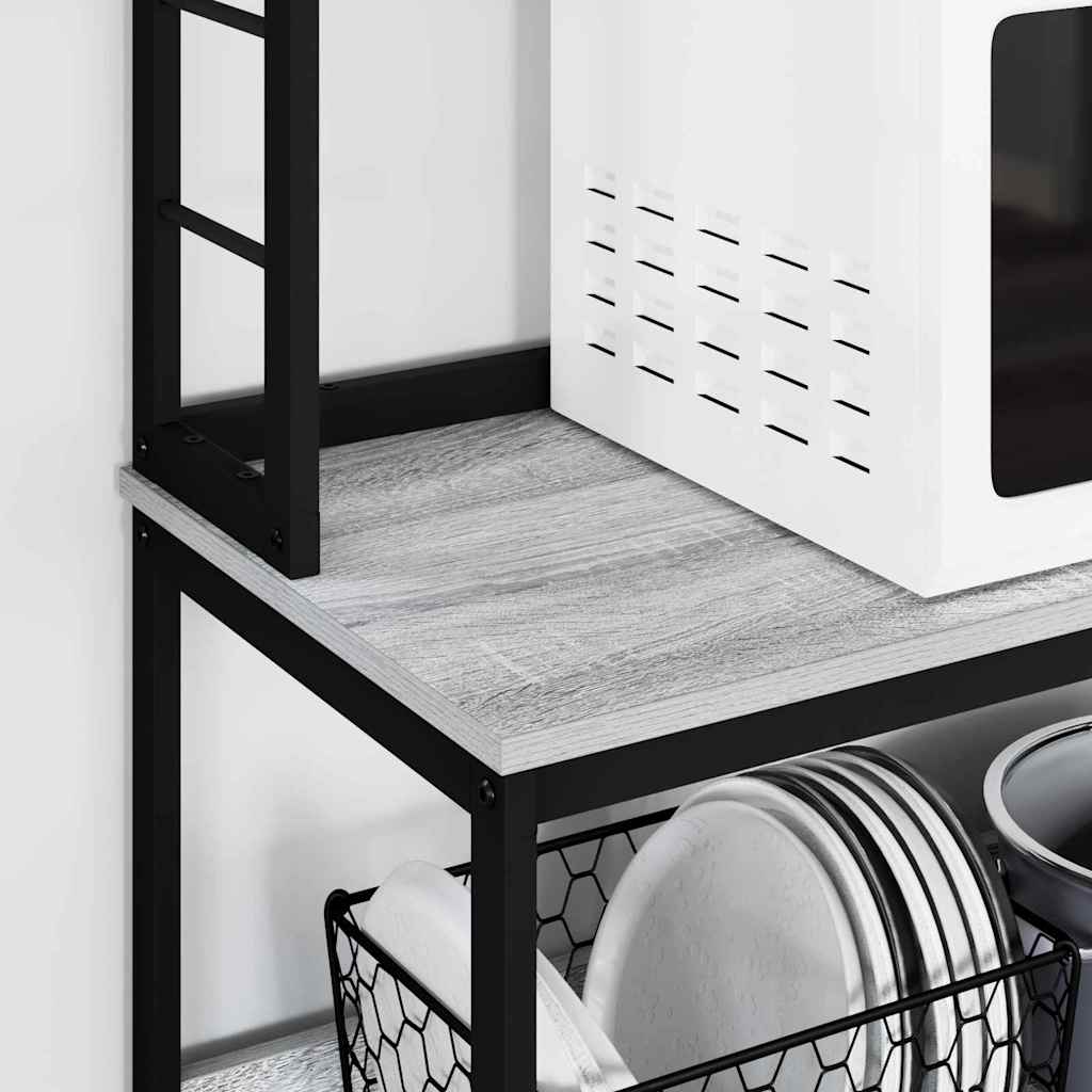 Mensola da cucina Grigio Sonoma 100 x 40 x 168 cm