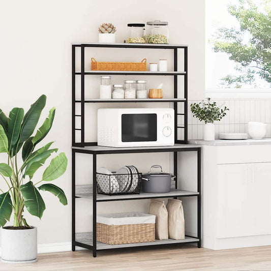 Mensola da cucina Grigio Sonoma 100 x 40 x 168 cm