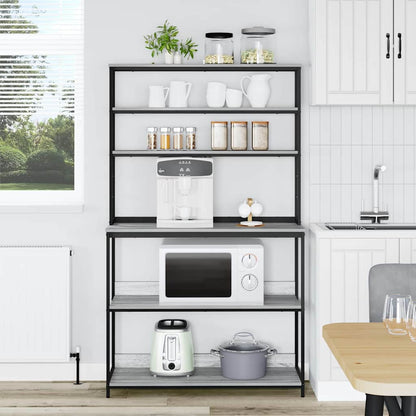 Mensola da cucina Grigio Sonoma 100 x 40 x 168 cm