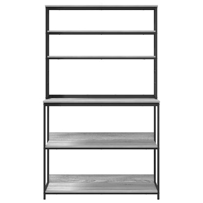 Mensola da cucina Grigio Sonoma 100 x 40 x 168 cm