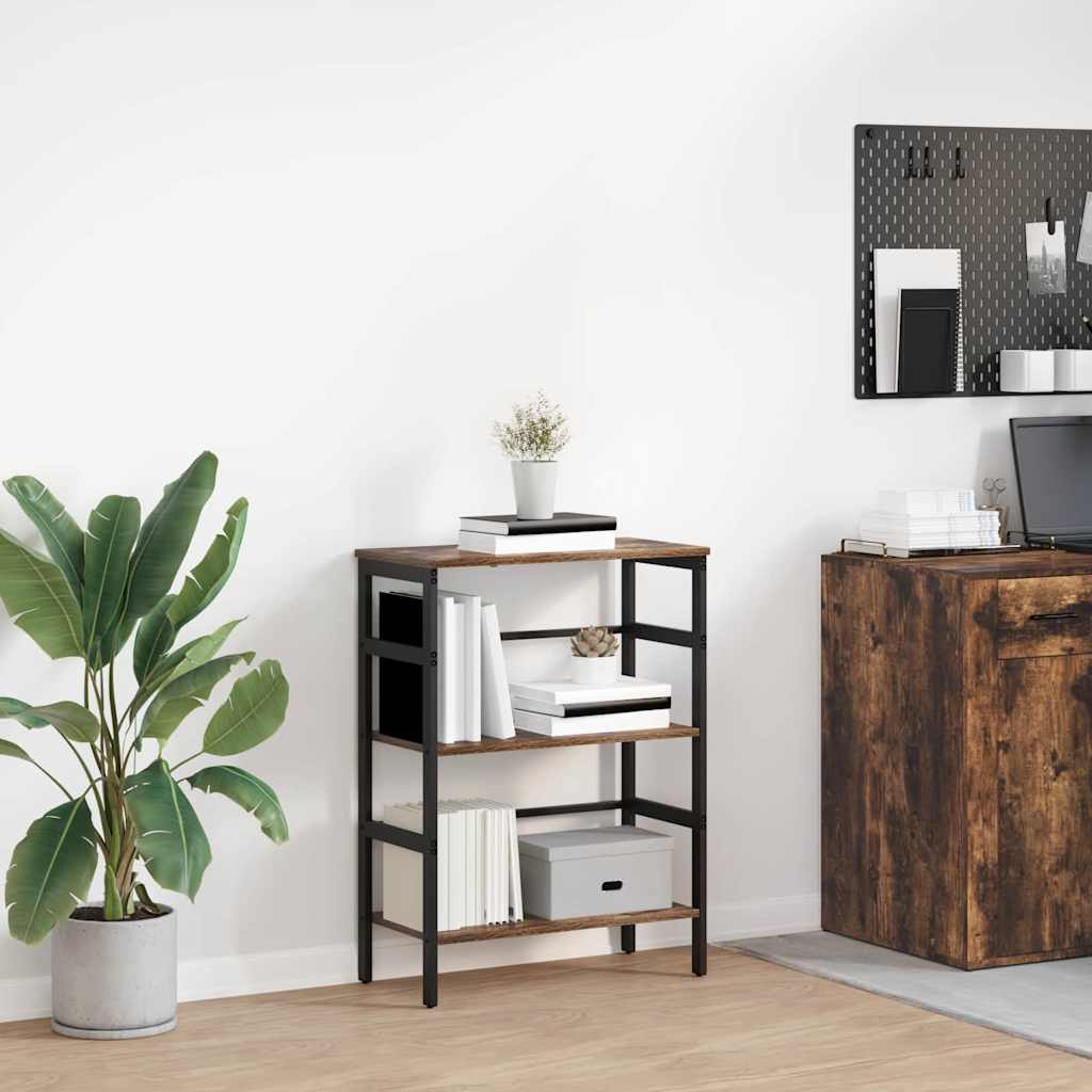 Libreria Rovere fumé 60 x 29,5 x 81 cm Legno multistrato | homemem39