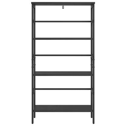 Libreria Rovere Nero 60 x 29,5 x 115 cm Legno multistrato