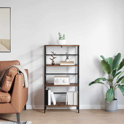 Libreria Rovere fumé 60 x 29,5 x 115 cm Legno multistrato