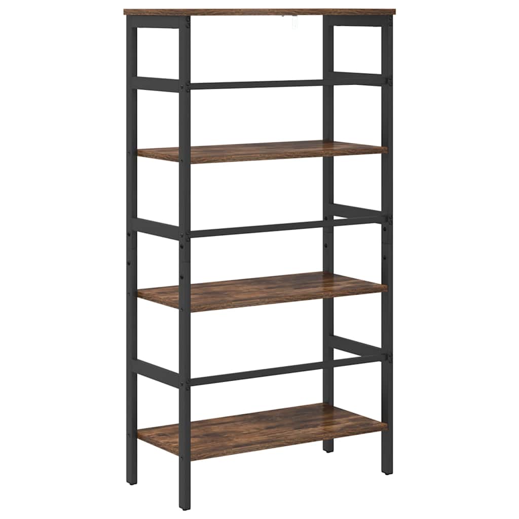 Libreria Rovere fumé 60 x 29,5 x 115 cm Legno multistrato