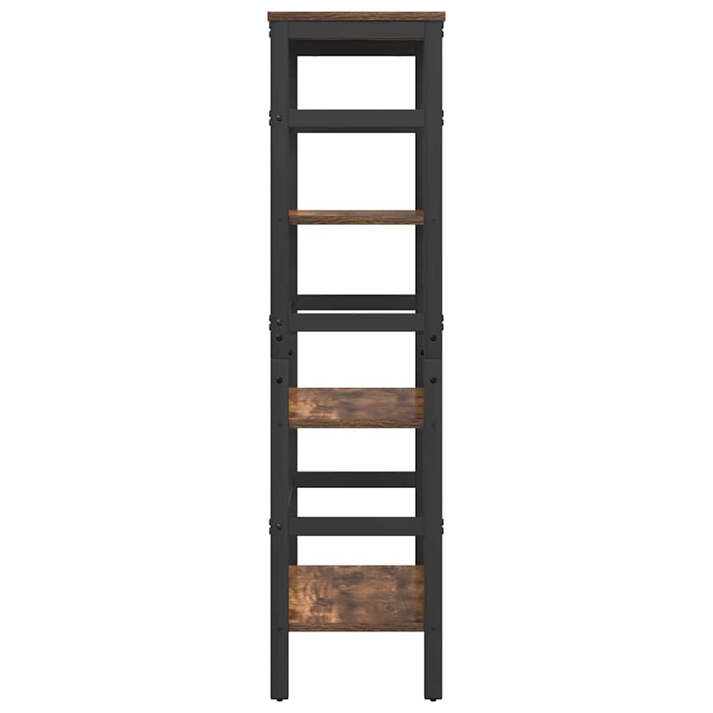 Libreria Rovere fumé 60 x 29,5 x 115 cm Legno multistrato