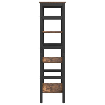 Libreria Rovere fumé 60 x 29,5 x 115 cm Legno multistrato