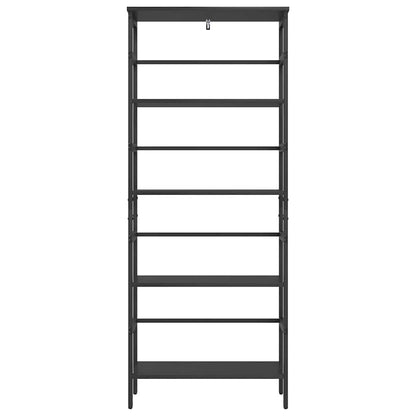 Libreria Rovere Nero 60 x 29,5 x 149 cm Legno multistrato