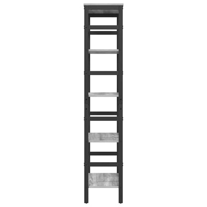 Libreria Grigio Sonoma 60 x 29,5 x 149 cm Legno multistrato