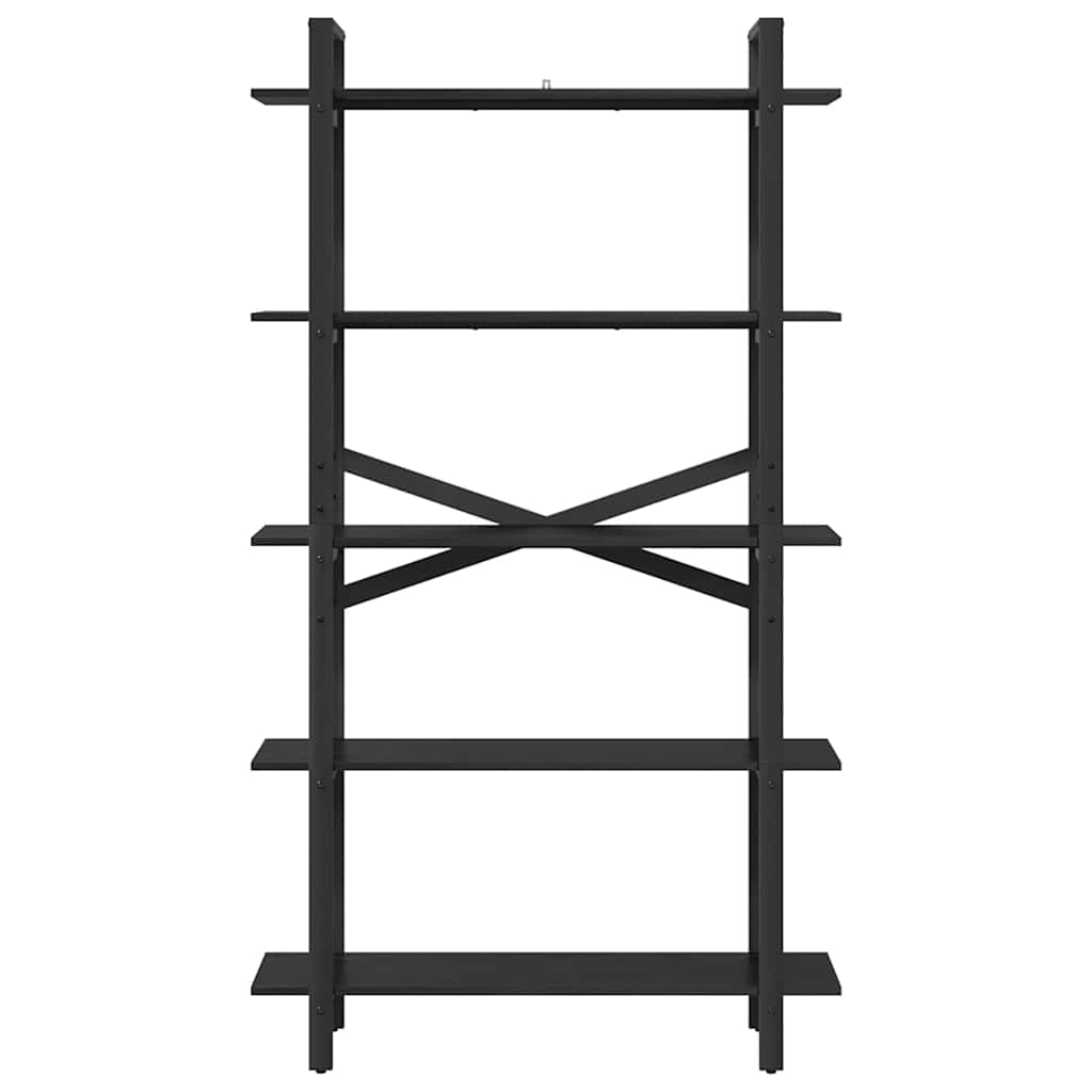 Libreria Rovere Nero 100 x 33,5 x 178 cm Legno multistrato