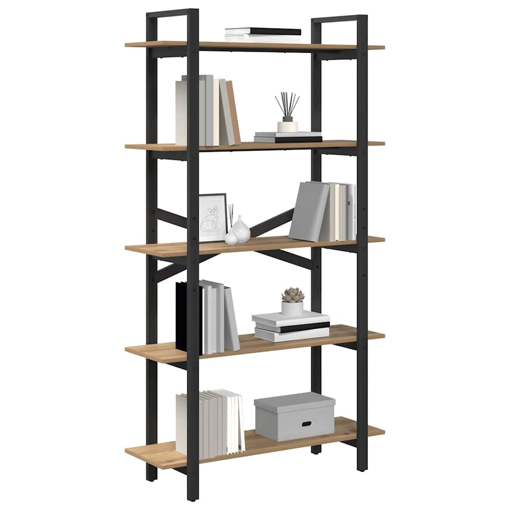 Libreria Rovere artigianale 100 x 33,5 x 178 cm