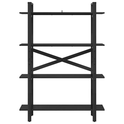 Libreria Rovere Nero 100 x 33,5 x 140 cm Legno multistrato