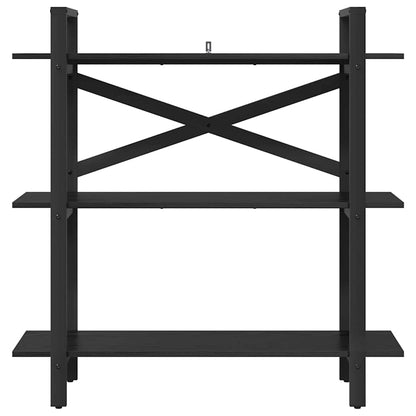 Libreria Rovere Nero 100 x 33,5 x 102 cm Legno multistrato