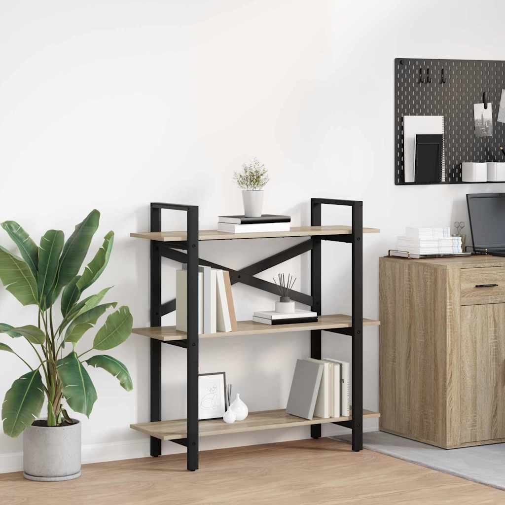 Libreria Rovere Sonoma 100 x 33,5 x 102 cm Legno multistrato