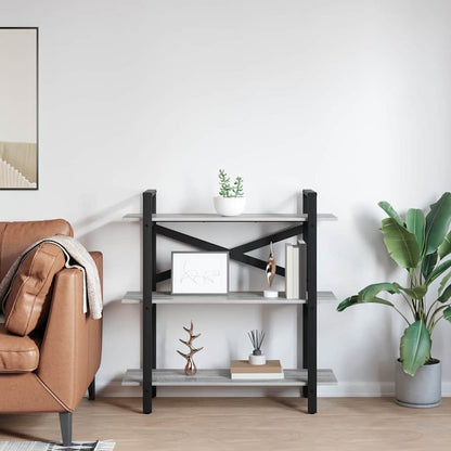 Libreria Grigio Sonoma 100 x 33,5 x 102 cm Legno multistrato