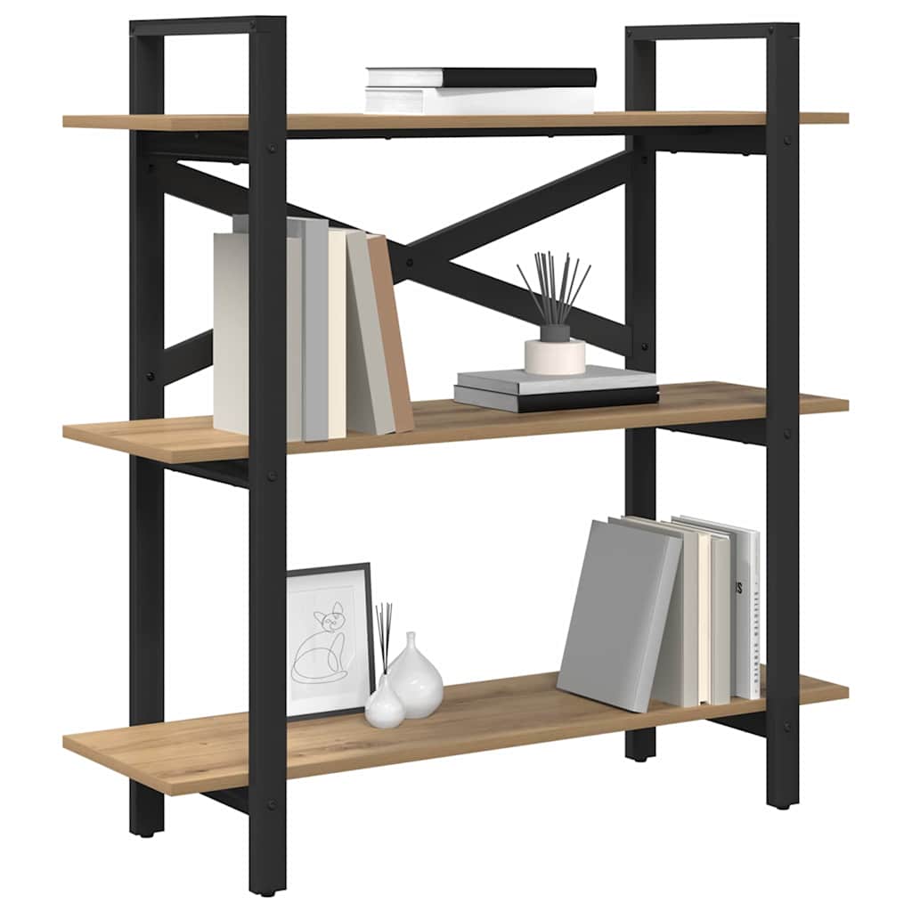 Libreria Rovere artigianale 100 x 33,5 x 102 cm