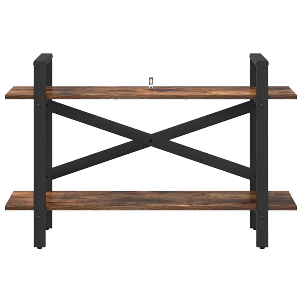 Libreria Rovere fumé 100 x 33,5 x 64 cm Legno multistrato