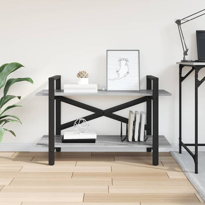 Libreria Grigio Sonoma 100 x 33,5 x 64 cm Legno multistrato