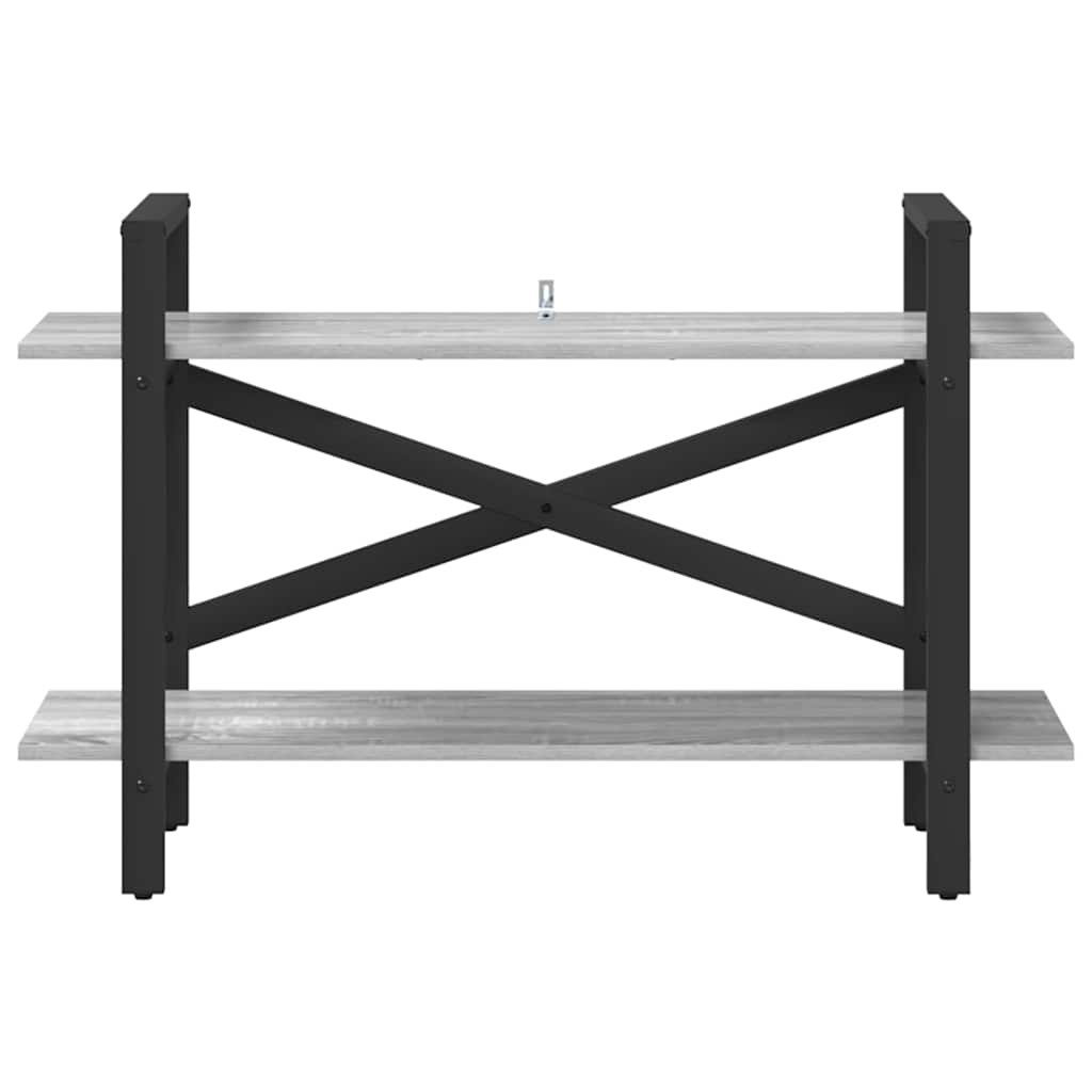 Libreria Grigio Sonoma 100 x 33,5 x 64 cm Legno multistrato