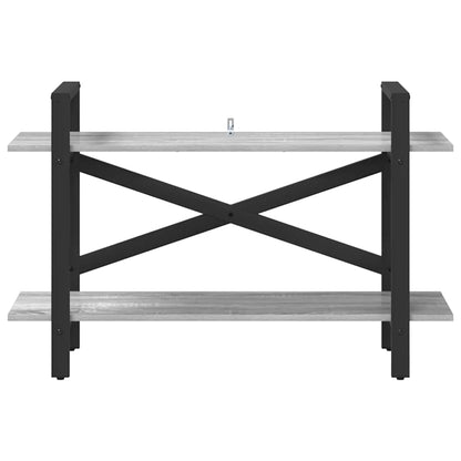 Libreria Grigio Sonoma 100 x 33,5 x 64 cm Legno multistrato