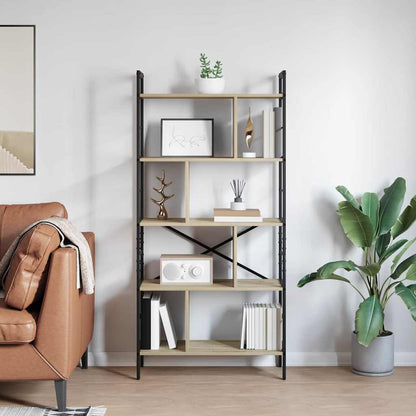 Libreria Rovere Sonoma 75 x 30 x 156 cm Legno multistrato | homemem39