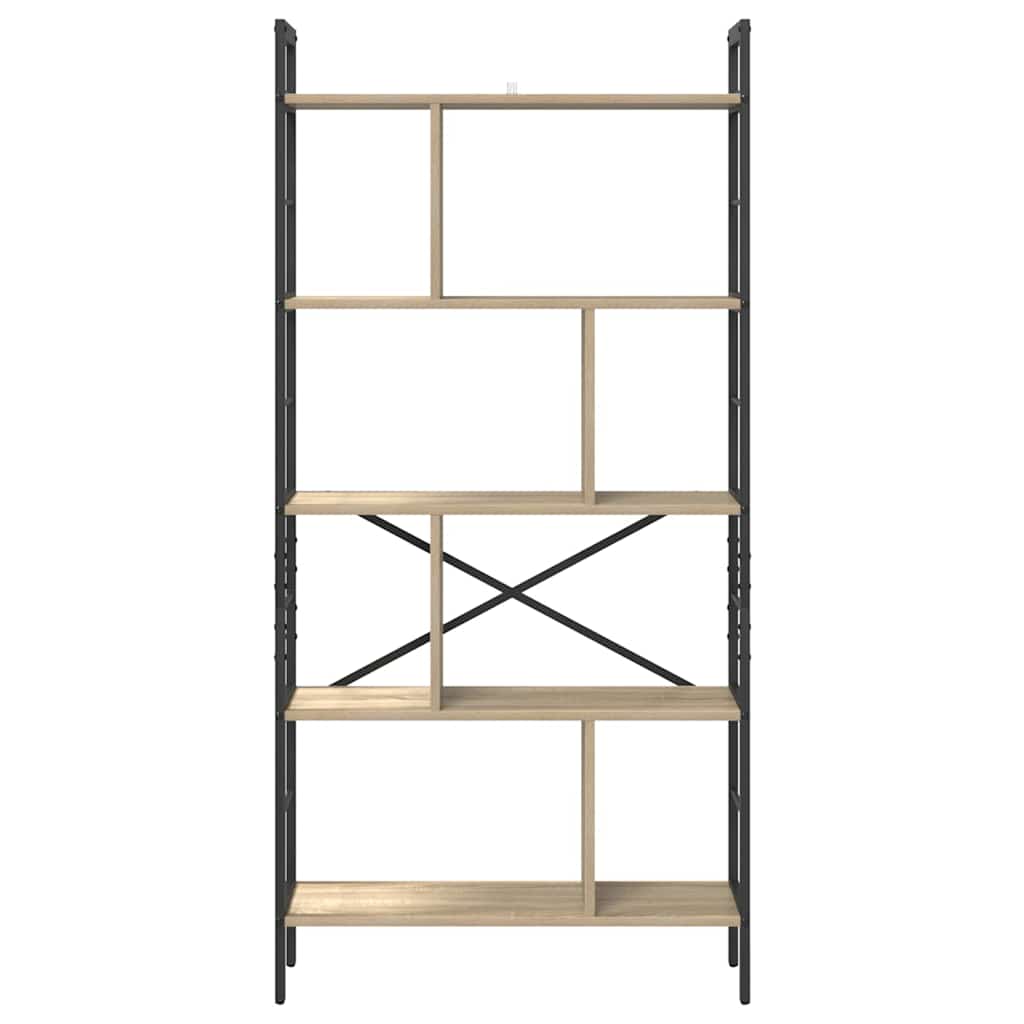 Libreria Rovere Sonoma 75 x 30 x 156 cm Legno multistrato | homemem39