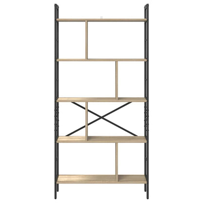 Libreria Rovere Sonoma 75 x 30 x 156 cm Legno multistrato | homemem39