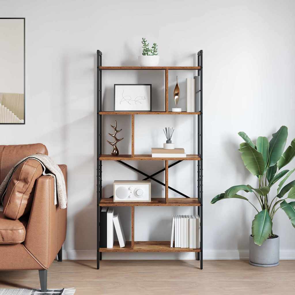 Libreria Legno vecchio 75 x 30 x 156 cm Legno multistrato | homemem39