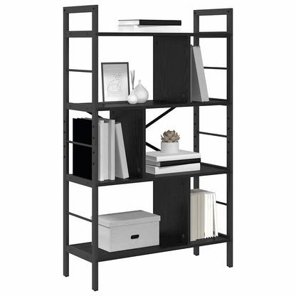 Libreria Rovere Nero 75 x 30 x 123,5 cm Legno multistrato | homemem39