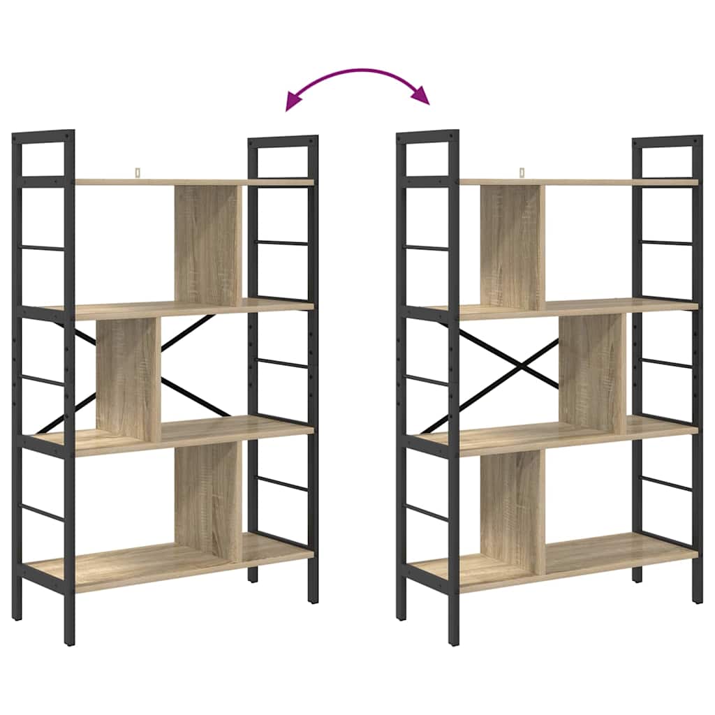 Libreria Rovere Sonoma 75 x 30 x 123,5 cm Legno multistrato | homemem39