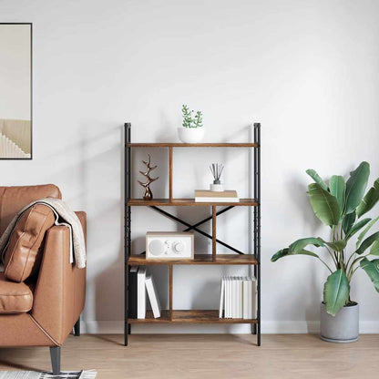 Libreria Rovere fumé 75 x 30 x 123,5 cm Legno multistrato | homemem39